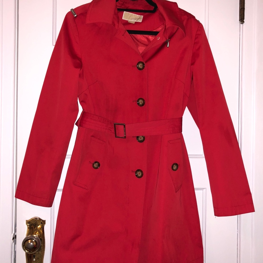 Michael Kors Raincoat/Trenchcoat - Medium